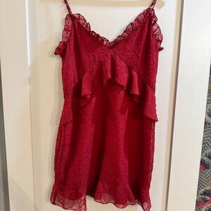 The Fifth Label Red Textured Dress